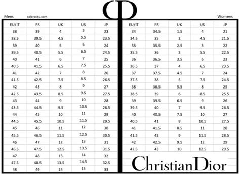 dior size chart women's clothing|Dior size chart clothing.